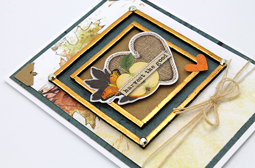 Gilded Frame Card by Tracy McLennon for Scrapbook Adhesives by 3L