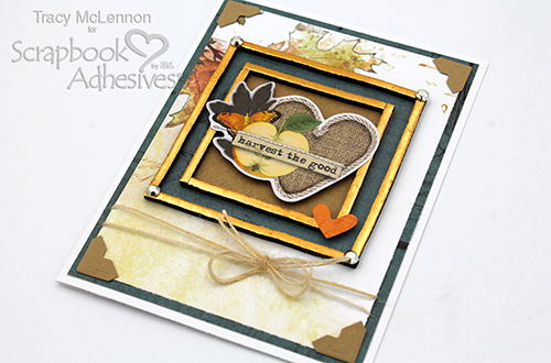 Gilded Frame Card by Tracy McLennon for Scrapbook Adhesives by 3L