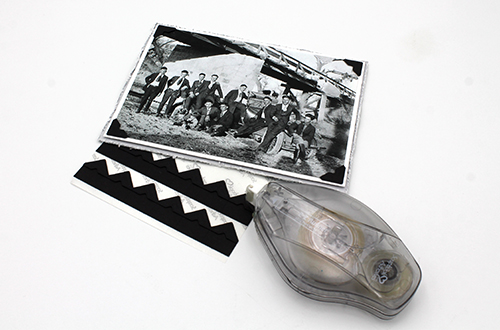 Masculine Vintage Layout by Tracy McLennon for Scrapbook Adhesives by 3L