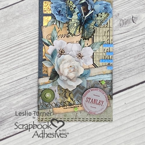 Dream Big Mixed Media Tag by Leslie Turner for Scrapbook Adhesives by 3L