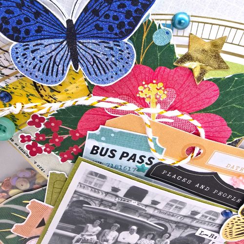 Family Vacation Interactive Layout by Kristin Rizzo for Scrapbook Adhesives by 3L 