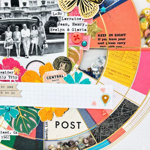 Family Vacation Interactive Layout by Kristin Rizzo for Scrapbook Adhesives by 3L 