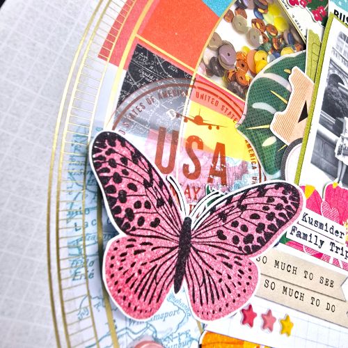 Family Vacation Interactive Layout by Kristin Rizzo for Scrapbook Adhesives by 3L 