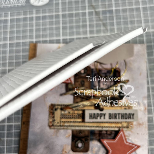 Birthday Card with a Vintage Vibe by Teri Anderson for Scrapbook Adhesives by 3L 