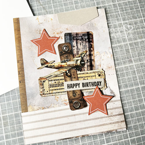 Birthday Card with a Vintage Vibe by Teri Anderson for Scrapbook Adhesives by 3L 