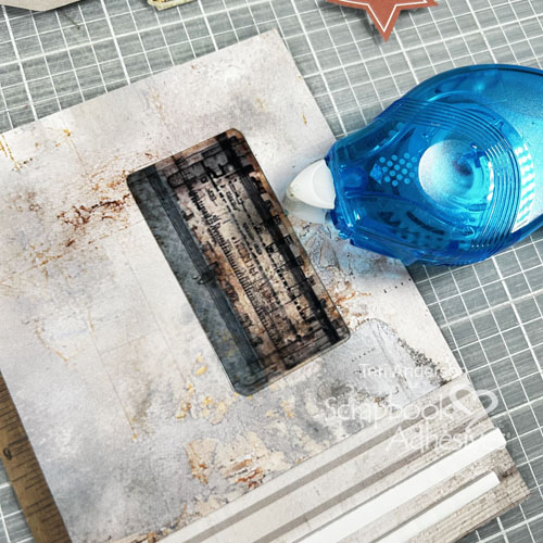 Birthday Card with a Vintage Vibe by Teri Anderson for Scrapbook Adhesives by 3L 