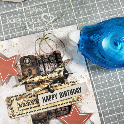 Birthday Card with a Vintage Vibe by Teri Anderson for Scrapbook Adhesives by 3L 