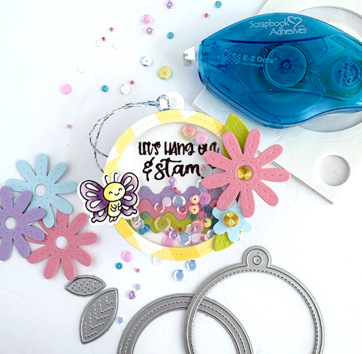 Bag Shaker Charm by Margie Higuchi for Scrapbook Adhesives by 3L
