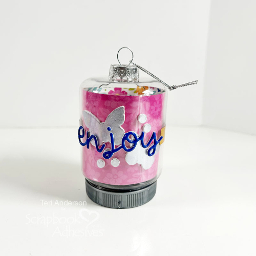 Enjoy Gift Ornament by Teri Anderson for Scrapbook Adhesives by 3L