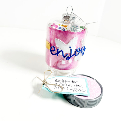 Enjoy Gift Ornament by Teri Anderson for Scrapbook Adhesives by 3L