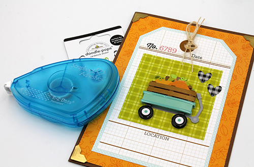 Simple Autumn Card by Tracy McLennon for Scrapbook Adhesives by 3L 