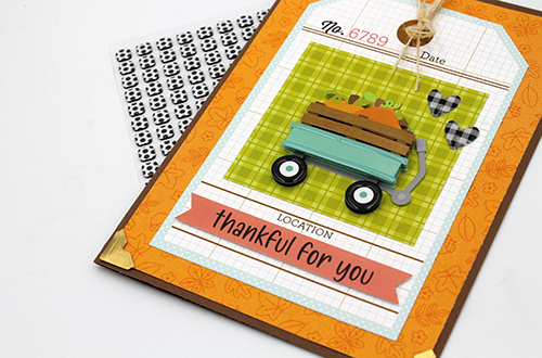Simple Autumn Card by Tracy McLennon for Scrapbook Adhesives by 3L 