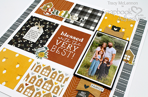 Frugal Scrapbook Layout by Tracy McLennon for Scrapbook Adhesives by 3L