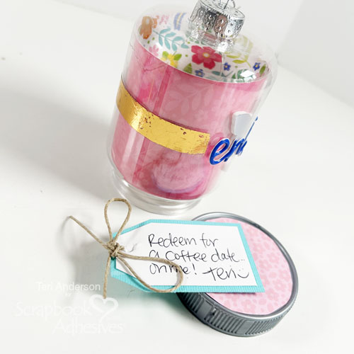 Enjoy Gift Ornament by Teri Anderson for Scrapbook Adhesives by 3L