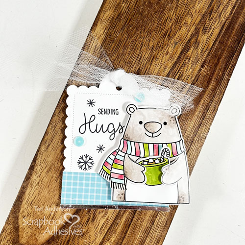 Sending Hugs Gift Tag by Teri Anderson for Scrapbook Adhesives by 3L