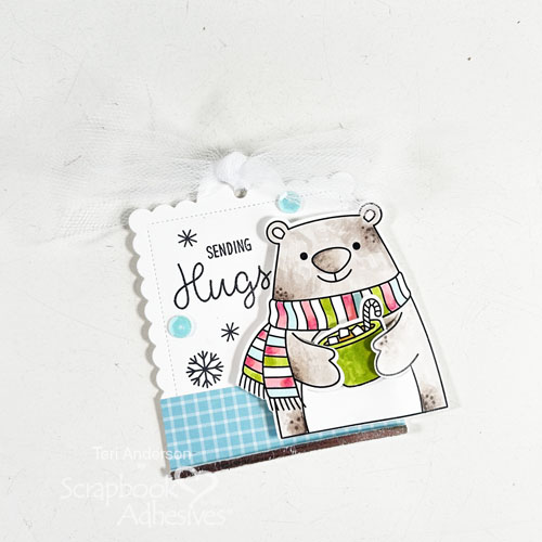 Sending Hugs Gift Tag by Teri Anderson for Scrapbook Adhesives by 3L