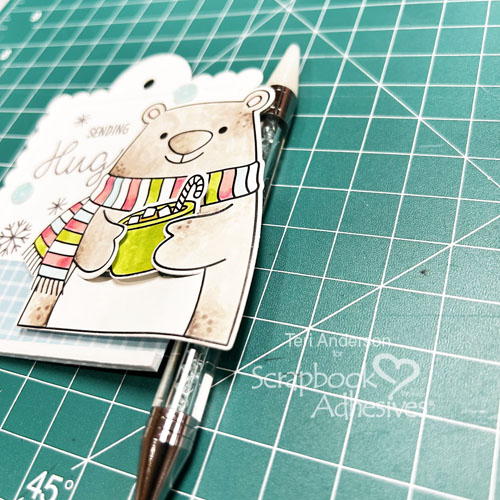 Sending Hugs Gift Tag by Teri Anderson for Scrapbook Adhesives by 3L