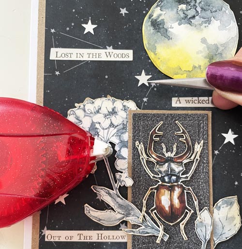 Layered Halloween Card by Yvonne van de Grijp for Scrapbook Adhesives by 3L
