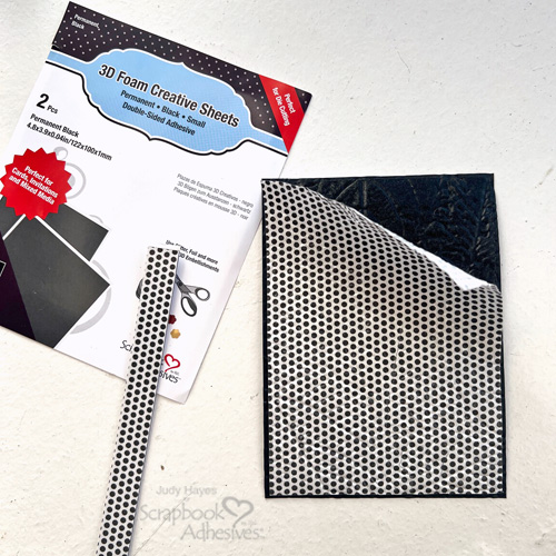 Foiled Background Thanksgiving Card by Judy Hayes for Scrapbook Adhesives by 3L