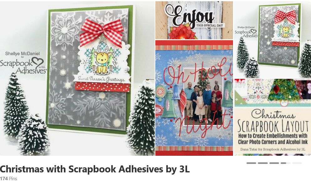 Christmas with Scrapbook Adhesives by 3L