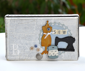 Sewing Box with Adhesive Sheets by Beth Pingry