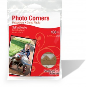 Classic Photo Corners Kraft Paper