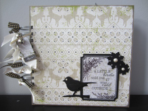 A Little Birdie Mini Album by Kristen Cohen for Scrapbook Adhesives by 3L & Authentique