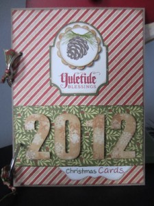 Christmas Card Holder by Kristen Cohen for Scrapbook Adhesives by 3L featuring Graphic 45.