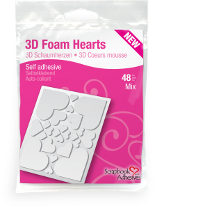 3D Foam Hearts