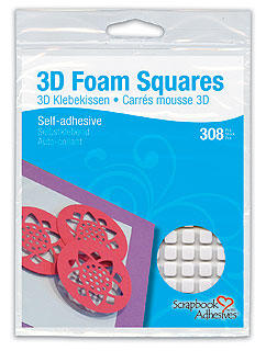 3D Foam Squares White Small
