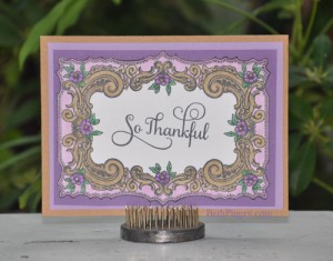 So Thankful Card by Beth Pingry