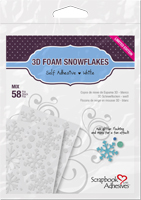 01216 3D Foam Snowflakes